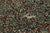 Textile Rug & Kilim’s Armorial Tudor Style Rug in Green and Red Floral Patterns For Sale - Image 7 of 9