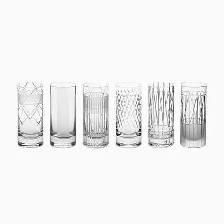 Irish Handmade Crystal Hi-Ball Glass by Scholten & Baijings for J. HILL's Standard For Sale - Image 9 of 9