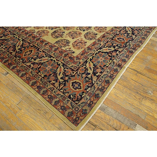 Persian 19th Century Persian Malayer Carpet ( 10'2" x 16'3" - 310 x 495 ) For Sale - Image 3 of 4