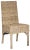 Modern 18''H Rattan Side Chair in Natural Unfinished - a Pair For Sale - Image 3 of 11