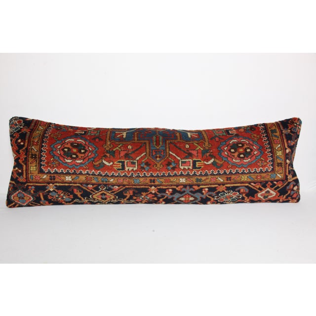 Here i am listing a 100% Handmade double knotted rug pillow cover, made from antique Persian tribal carpet rug. This’s a...