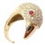 1980s Vintage Tiffany & Co. Elsa Peretti Yellow Gold Diamond Ruby Bird Ring, Size 5 For Sale - Image 5 of 17