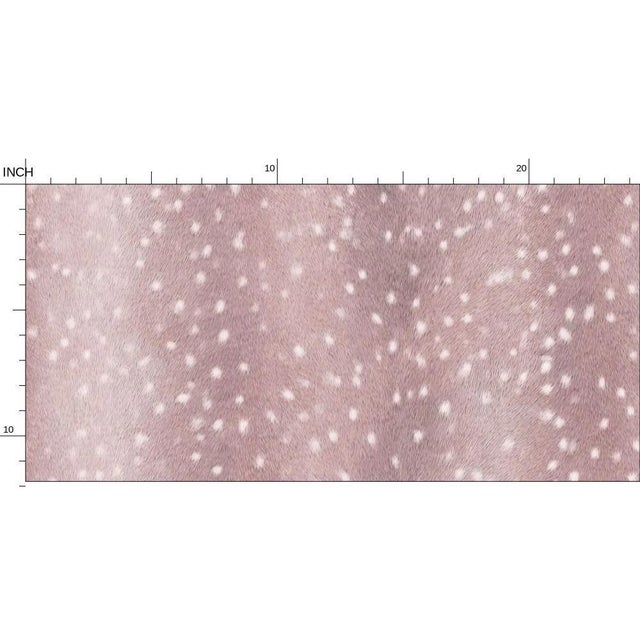 Wilde Spotted Antelope Hide Traditional Wallpaper – Quartz Pink Sample For Sale In Atlanta - Image 6 of 8