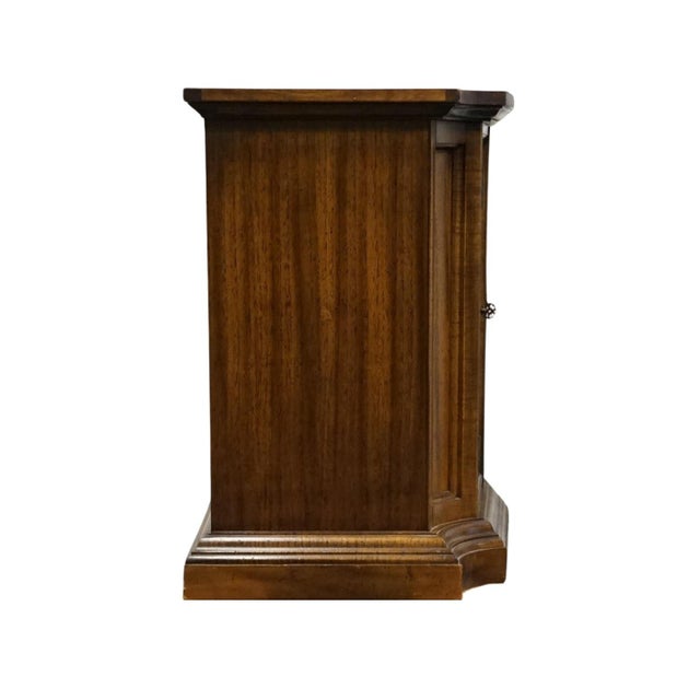 Century Furniture Solid Walnut Italian Neoclassical Tuscan Style 40"- 52" Flip Top Server Buffet For Sale - Image 12 of 12
