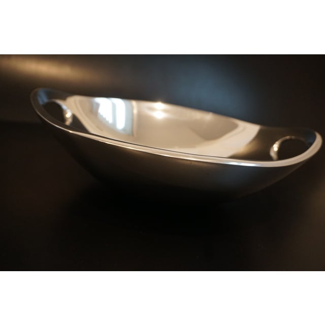 Mid-Century Modern Nambé Handled Bowl For Sale - Image 3 of 6