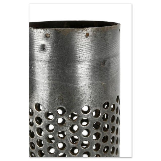 Perforated Shell Casings Transformed Into Lamps, Set of 2 For Sale - Image 4 of 7