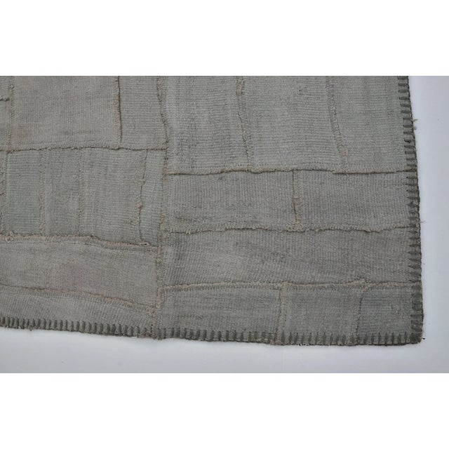 Vintage Oushak Grey Hemp Rug For Sale - Image 10 of 10