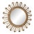 Rattan Round Sunburst Mirror For Sale
