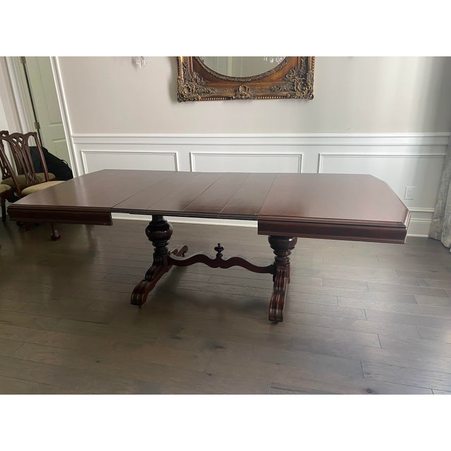 1930s Mahogany Dining Set For Sale In New York - Image 6 of 12