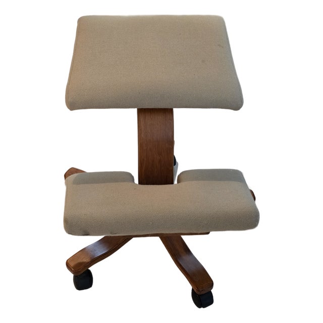 1980s Peter Opsvik for Stokke Wing Balance Ergonomic Kneeling Chair For Sale