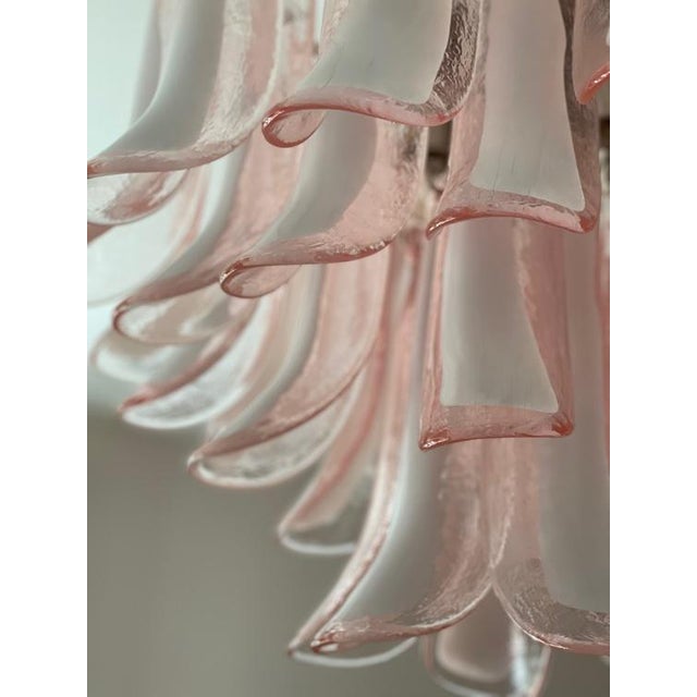 Murano Glass Chandelier from Mazzega For Sale - Image 9 of 14