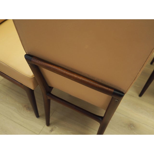 Italian Mahogany Chairs, Italy, 1960s, Set of 6 For Sale - Image 10 of 11