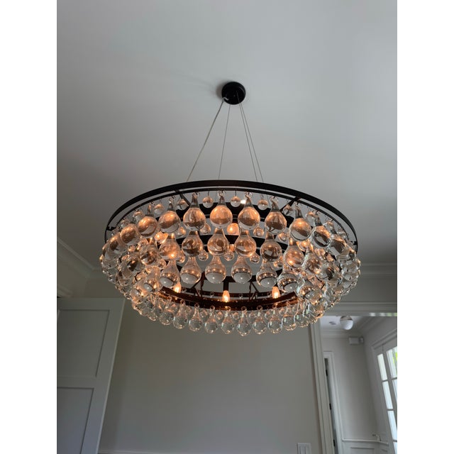 Contemporary Ochre Arctic Pear Chandelier Round Three Tier 36 X 36 X 10h For Sale - Image 4 of 6