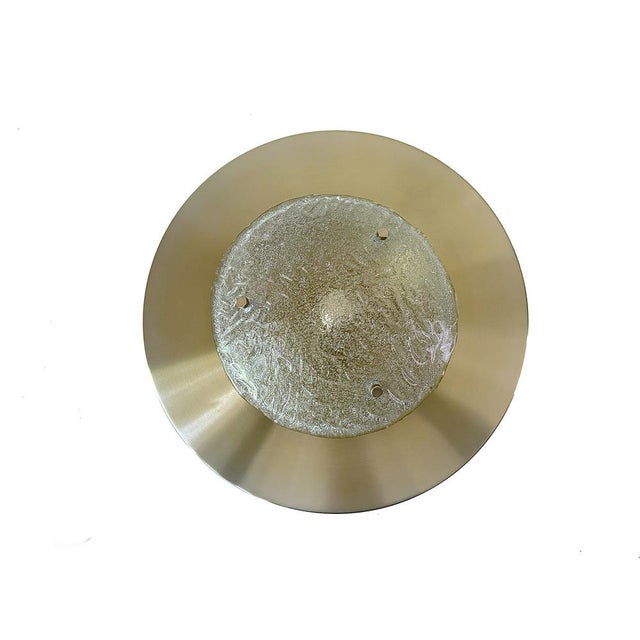 Mid-Century Modern Large Murano Glass Ceiling Light from Honsel, 1960s For Sale - Image 3 of 18