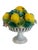 Vintage Italian Majolica Lemon Pedestal Topiary For Sale - Image 9 of 9