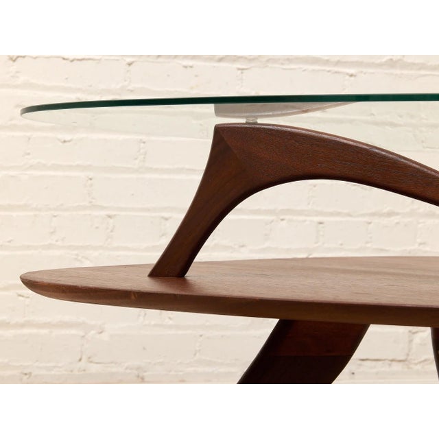 Mid 20th Century Two Tier Coffee Table Styled After Vladimir Kagan For Sale In Los Angeles - Image 6 of 11