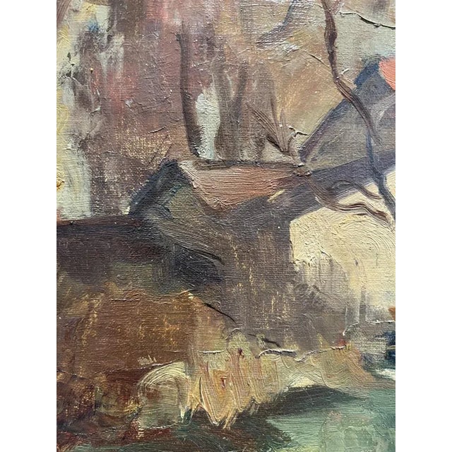 Charles Émile Moïse Hornung, A l'orée du village, 1929, Oil on Canvas, Framed For Sale - Image 4 of 10