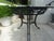 Black Vintage Iron Neoclassical Center Table For Sale - Image 8 of 11