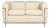 LC 2 2-Seater Eggshell White Sofa in Cream Leather by Le Corbusier for Cassina For Sale