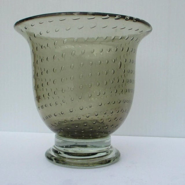 Italian Bubble Art Glass Urn For Sale In New York - Image 6 of 6