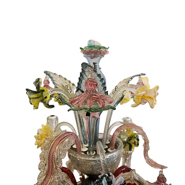 Murano Glass Table Lamp, 1980s For Sale - Image 4 of 8