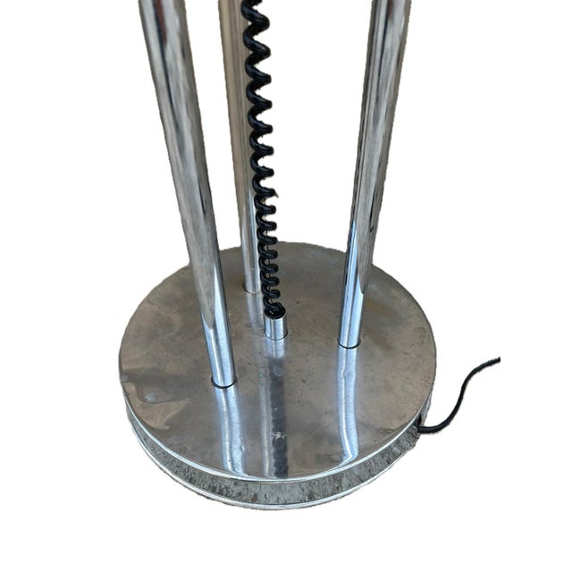 Space Age Floor Lamp in Murano Glass and Steel, 1960s For Sale - Image 3 of 12