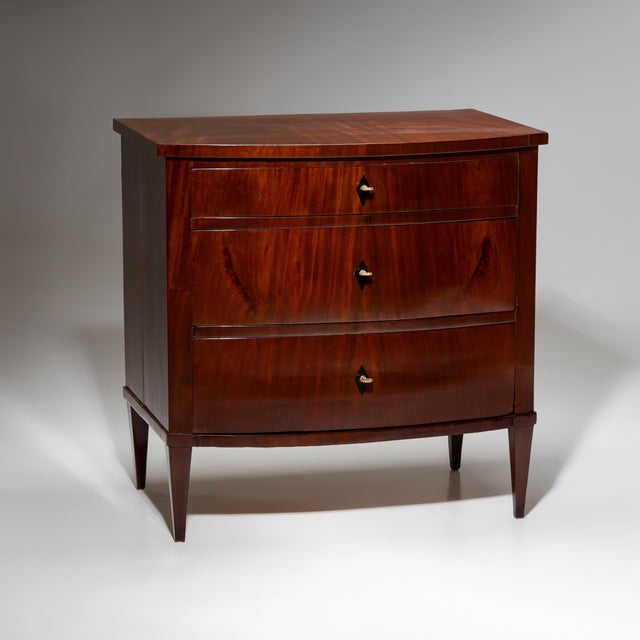 Purple North German Biedermeier Chest of Drawers, 1820 For Sale - Image 8 of 8