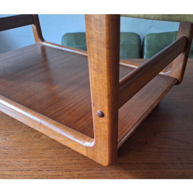 Multifunction Teak Serving Bar Cart from Vildbjerg Møbelfabrik, Denmark, 1960s For Sale - Image 14 of 15