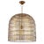 Brass Regina Andrew Fresco Metal Pendant, Brass For Sale - Image 8 of 8