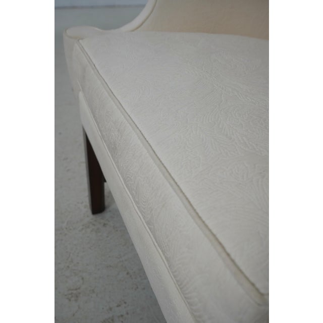 Kindel 18th Century Style Chippendale Mahogany Wing Chair For Sale - Image 15 of 18