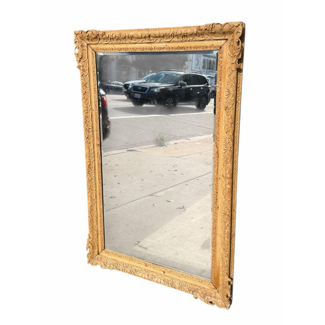 Antique Gustavian Swedish Empire Mirror For Sale - Image 4 of 4
