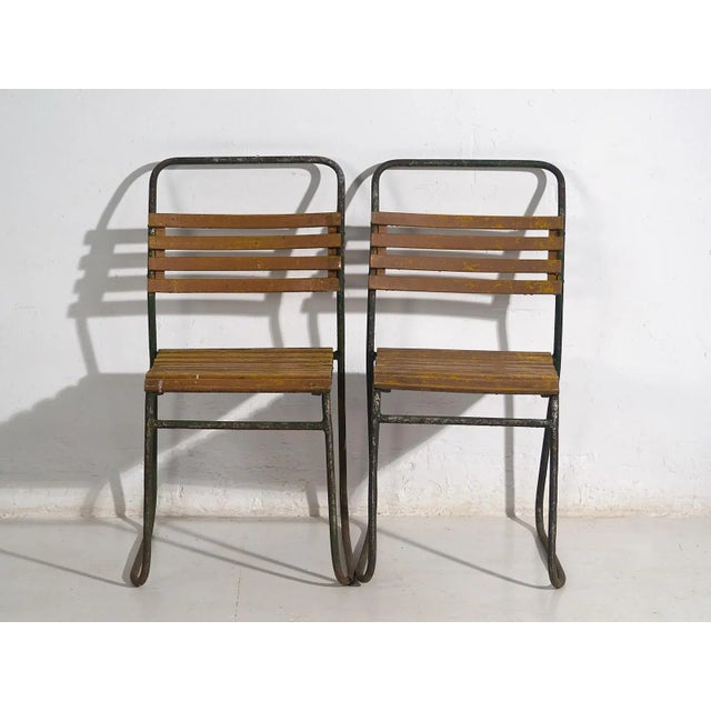 Set of Vintage Garden Chairs, 1920 For Sale - Image 4 of 11