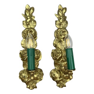 Vintage French Wall Sconces, Set of 2 For Sale