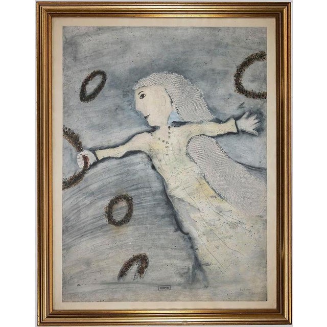 Contemporary Gabrijel Stupika, The Bride, 1980s, Etching, Framed For Sale - Image 3 of 3