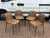 Designer vepa hemp chairs. Set of 4. Stacking chairs. We have more available sizes h 81 x w 53 x d 51 cm - h seat 45 cm a...