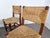 Vintage French Primitive Rush Chairs, 1930s, Set of 4 For Sale - Image 10 of 11