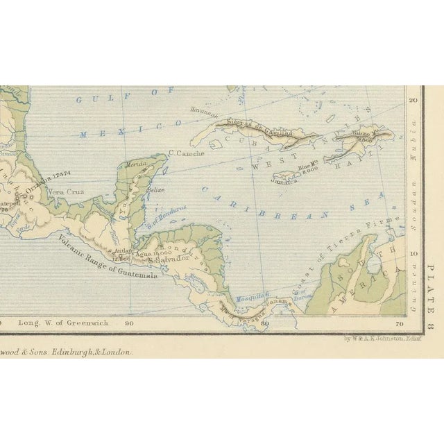 Mid 19th Century Geological Map of North America by A.K. Johnston, 1852 For Sale - Image 5 of 12