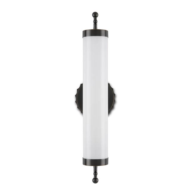 Transitional Currey & Company Latimer Bronze Wall Sconce For Sale - Image 3 of 5