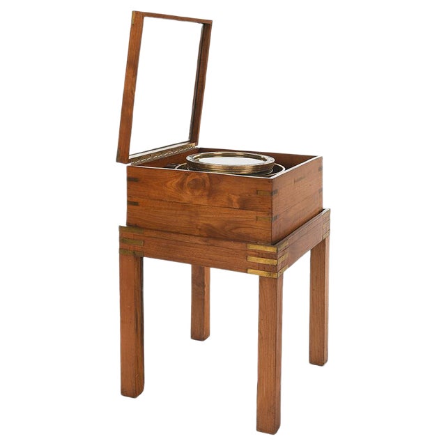 Road Compass Wooden Table by B.Cooke & Son ltd For Sale