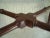 Late 20th Century Vintage Blue Willow Platter & Faux Bamboo Mahogany Base Side Table For Sale - Image 5 of 8