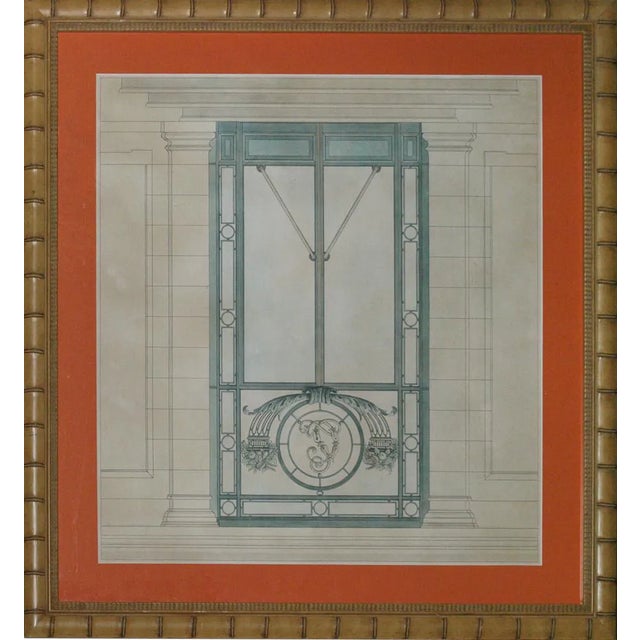"Art Deco Door" Print For Sale