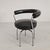 Metal Black Leather LC7 Swivel Armchair by Charlotte Perriand for Cassina, 1980s For Sale - Image 7 of 18
