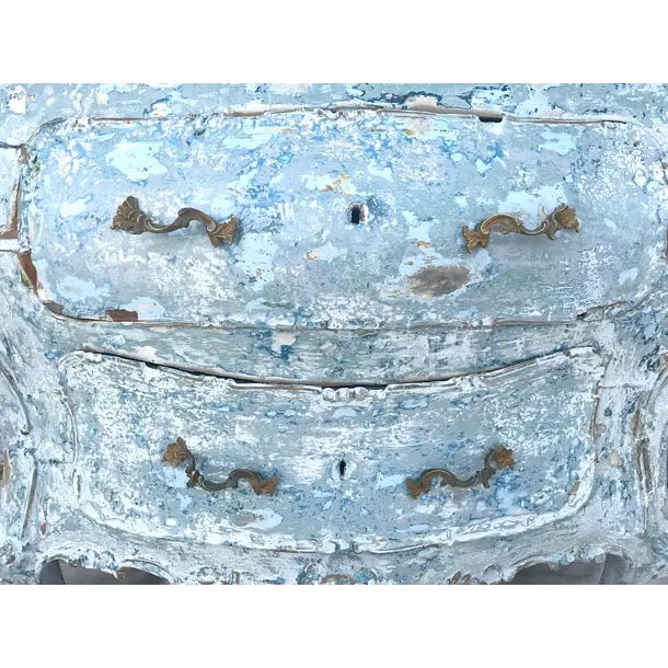 Venetian Bombe Commode Polychromed and Painted For Sale - Image 9 of 11