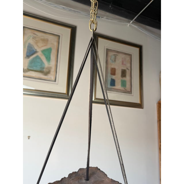 Vintage Organic Studio Pottery Wind Chime For Sale In Miami - Image 6 of 12