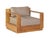 Imperial Grove Outdoor Solid Teak Wood Armchair For Sale - Image 14 of 14