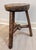 Antique Primitive Chinese Elm Wood Stool - 1920s Wabi-Sabi For Sale In Raleigh - Image 6 of 13