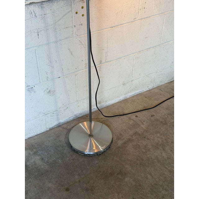 Mid-Century Modern Red Metal Dual Shade Floor Lamp Mid-Century Modern 1970s For Sale - Image 3 of 11