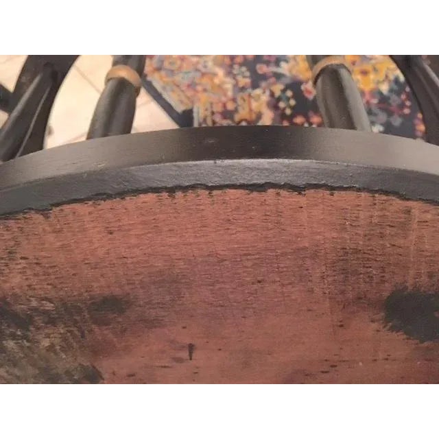 19th Century Captain's Chairs Painted Steamboat Motif Pair For Sale - Image 11 of 12