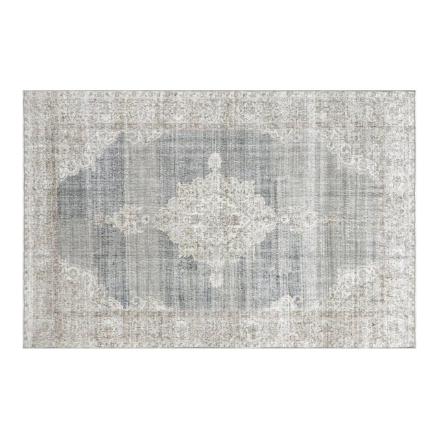 1960s Turkish Oushak Rug For Sale