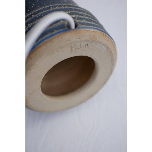 Mid-Century Modern Swedish Pottery Table Lamp by Rolf Palm for Hoganas Keramik, 1960s For Sale - Image 9 of 12